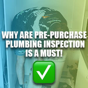 Why a Pre-Purchase Plumbing Inspection is a MUST!