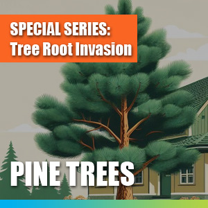 Tree Root Invasion - Pine Trees