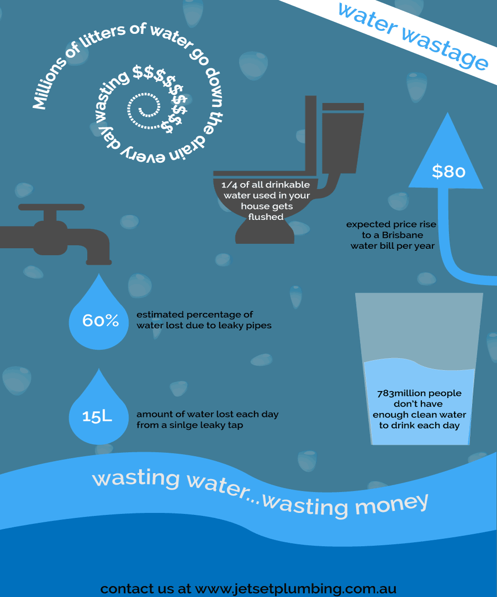 Brisbane Infographic on water waste
