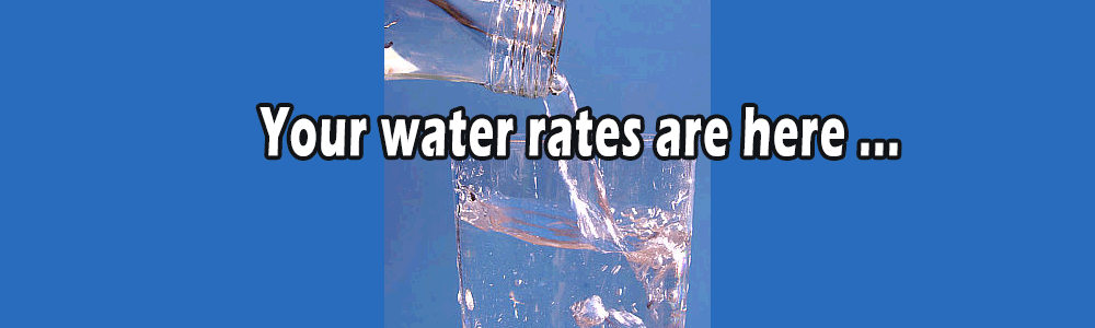 Your water rates are here